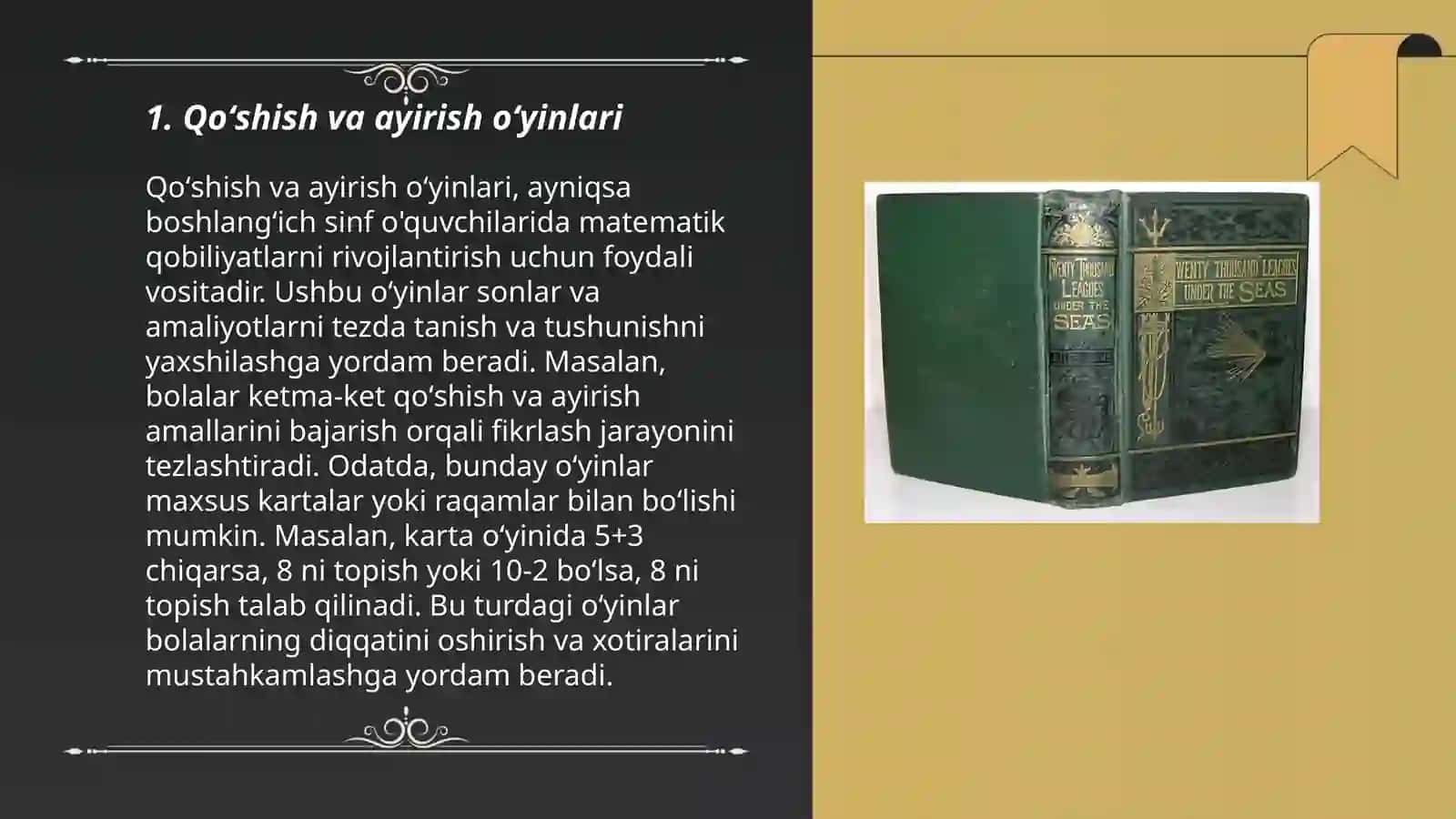 Ogʻzaki va yozma hisoblashga doir didaktik (oʻyinlar) topshiriqlar 3