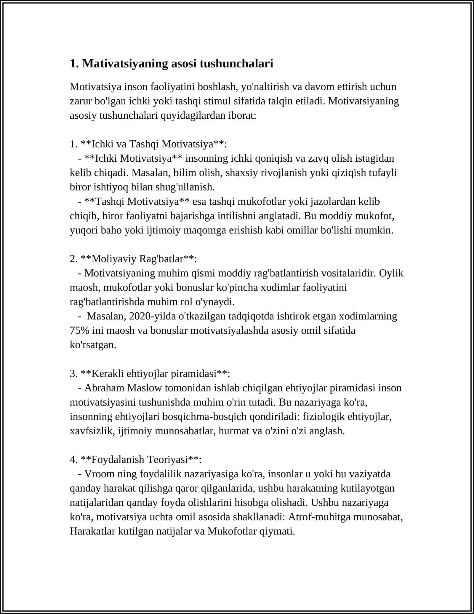 MATIVATSIYANING ÔRNI 3
