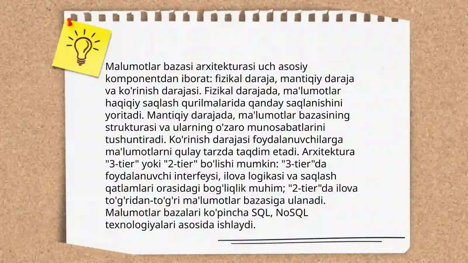 Malumotlar bazasi bilan ishlash prinsipi 3