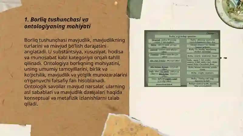 Borliq falsafasi( ontologiya) 3