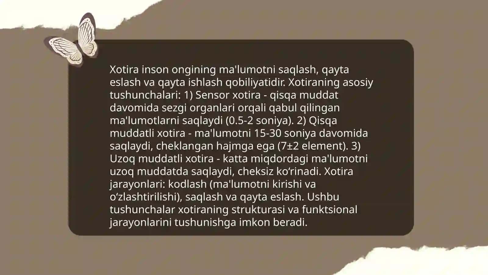 Xotira haqida tushuncha 3