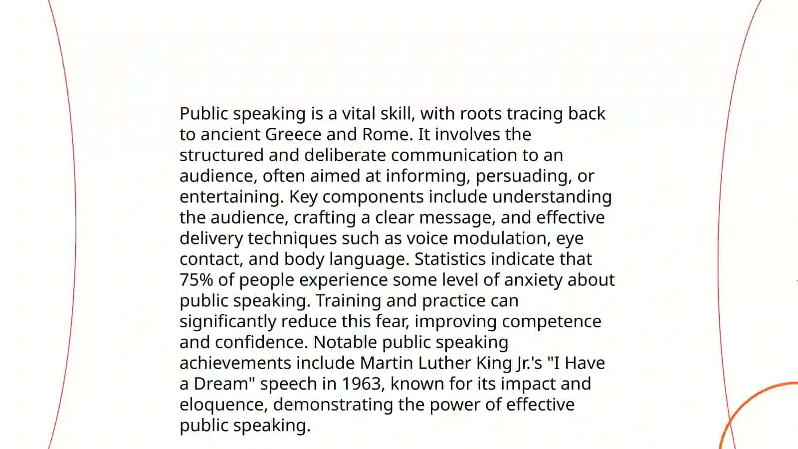 Oral communication 3