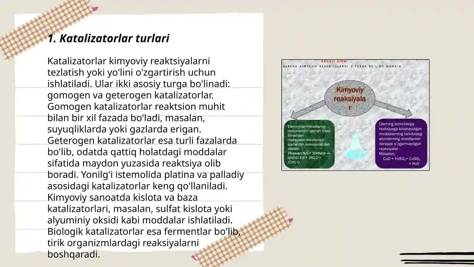 Selektiv kataliz kimyoviy reaksiyalarni boshqarish san'ati 3