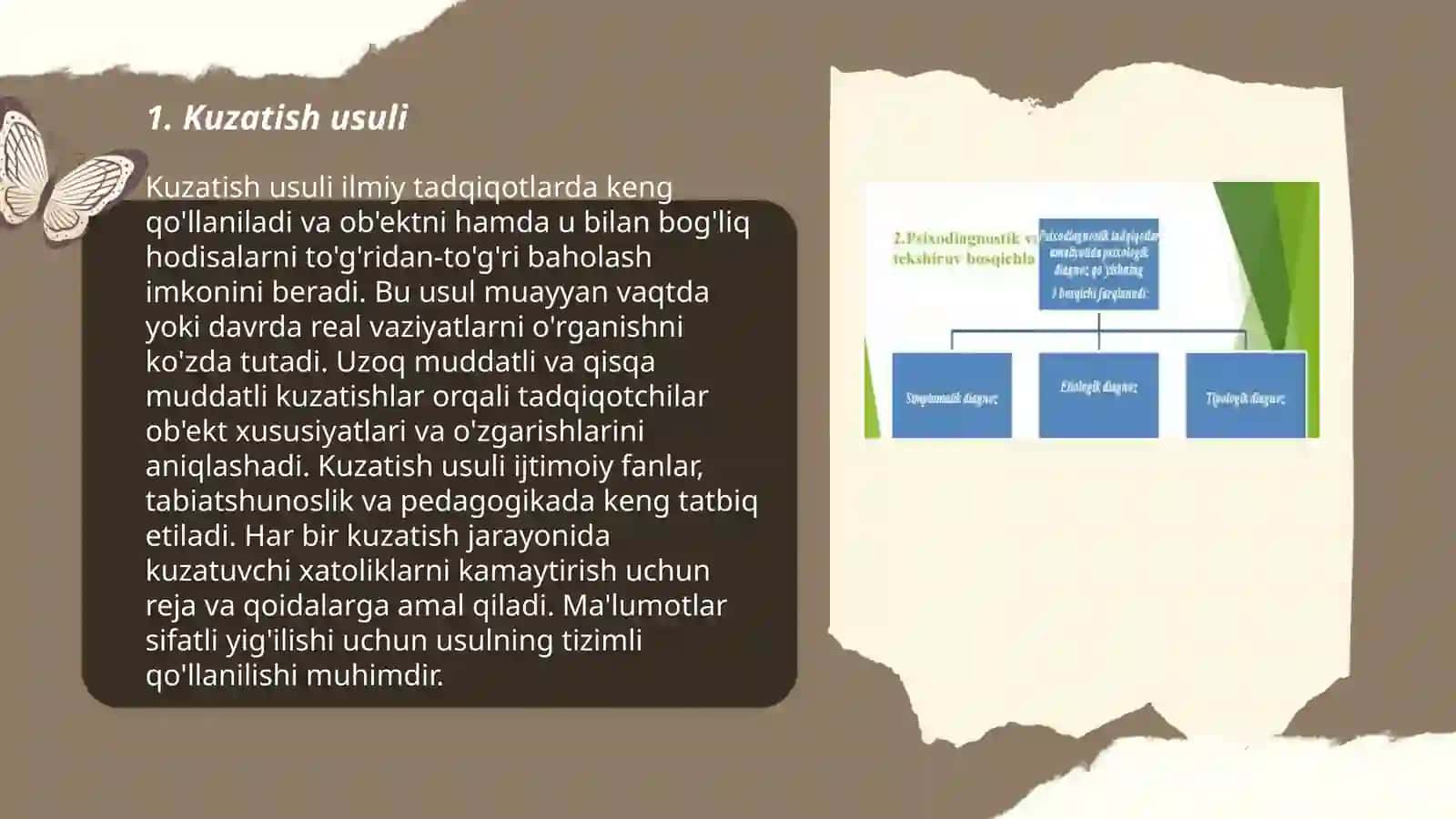 Y.Shvansar bo'yicha psixodiagnostik metodlar klassifikatsiyasi 3