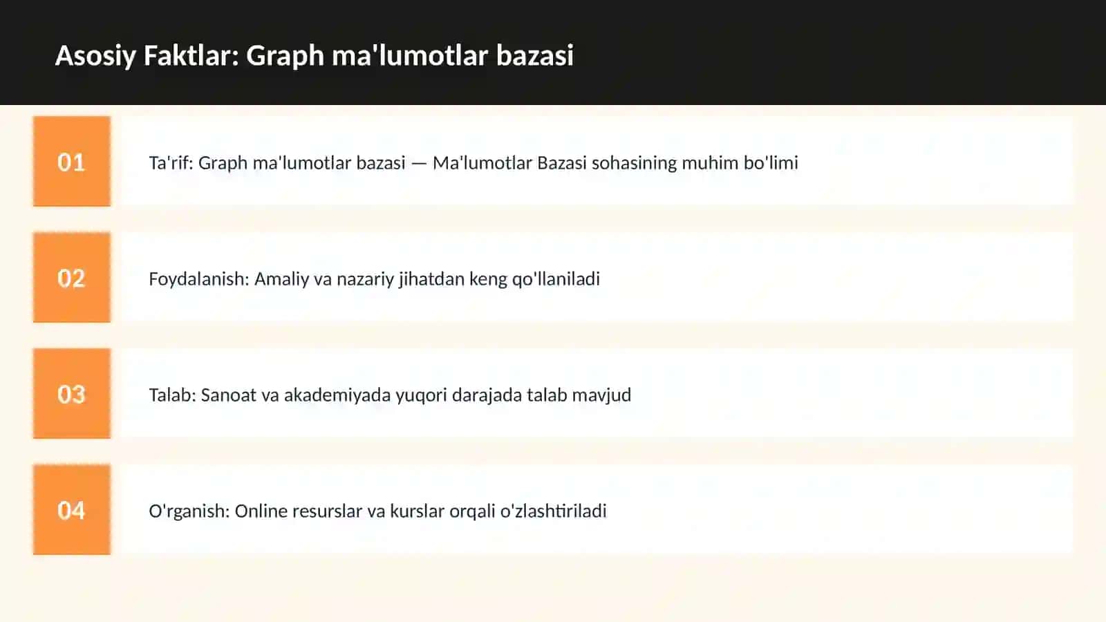 Graph ma'lumotlar bazasi 3