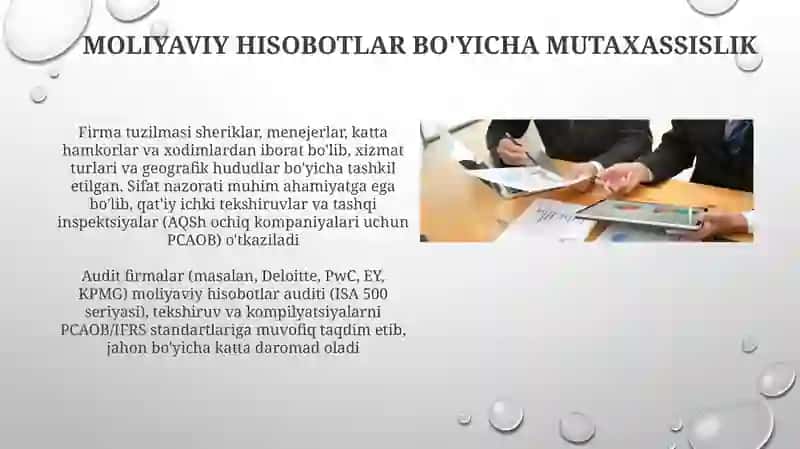 Moliyaviy Hisobotlar Bo'yicha Mutaxassislik 3
