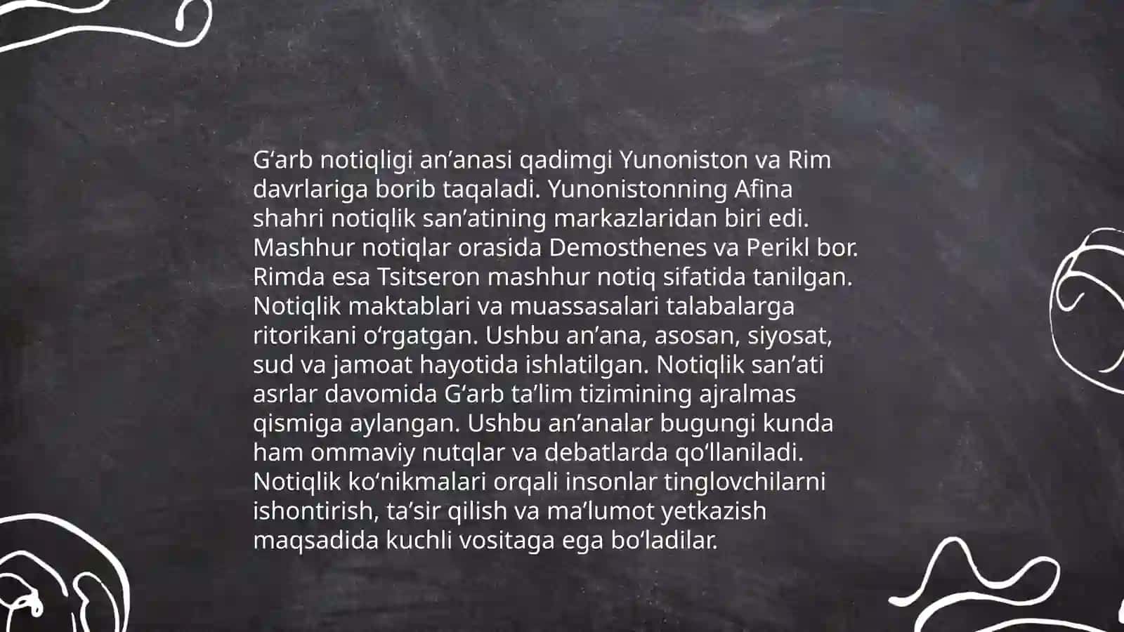 Gʻarb-Sharq notiqligi 3