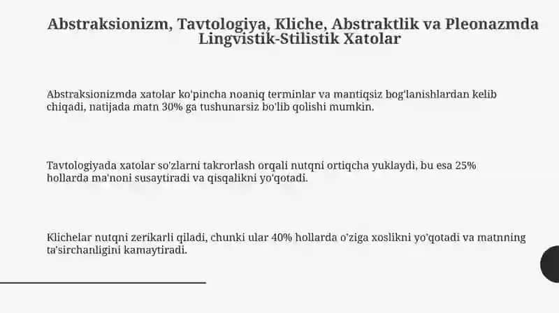 Abstraksionizm va Lingvistik-Stilistik Xatolar 3