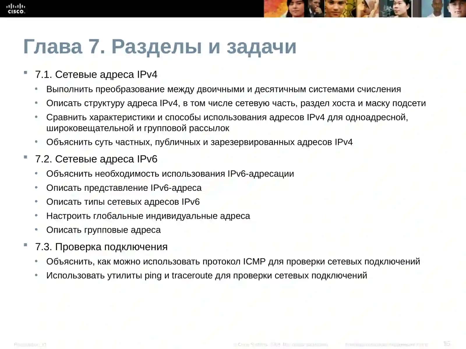 Глава 7. IP-адресация 3