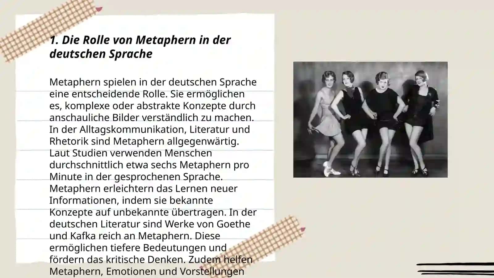Die Rolle von Metaphern in der deutschen Sprache 3