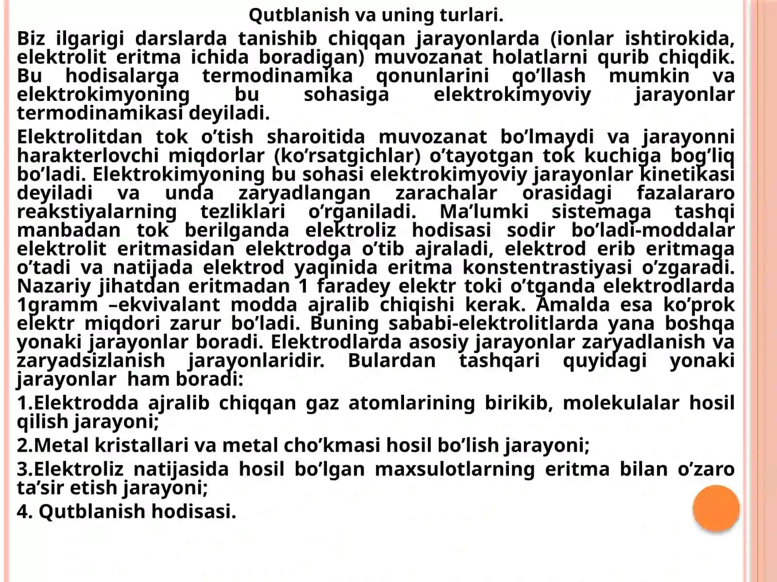 ELEKTROLIZ mavzusiga doir tayyor taqdimot va slaydi. 3
