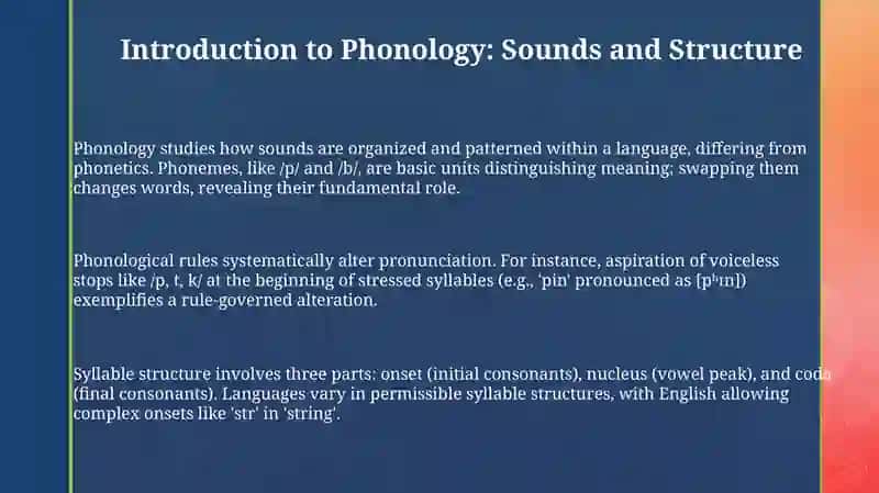 Phonology 3