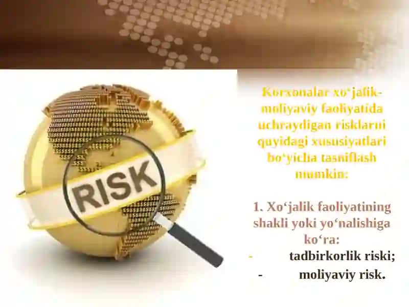 Korxonalarning moliyaviyrisklarini boshqarish 3