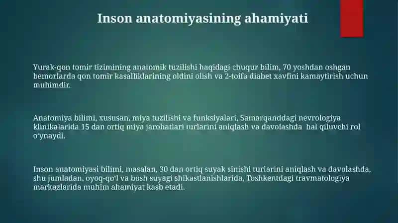 Odamlarning anatomiyasi 3
