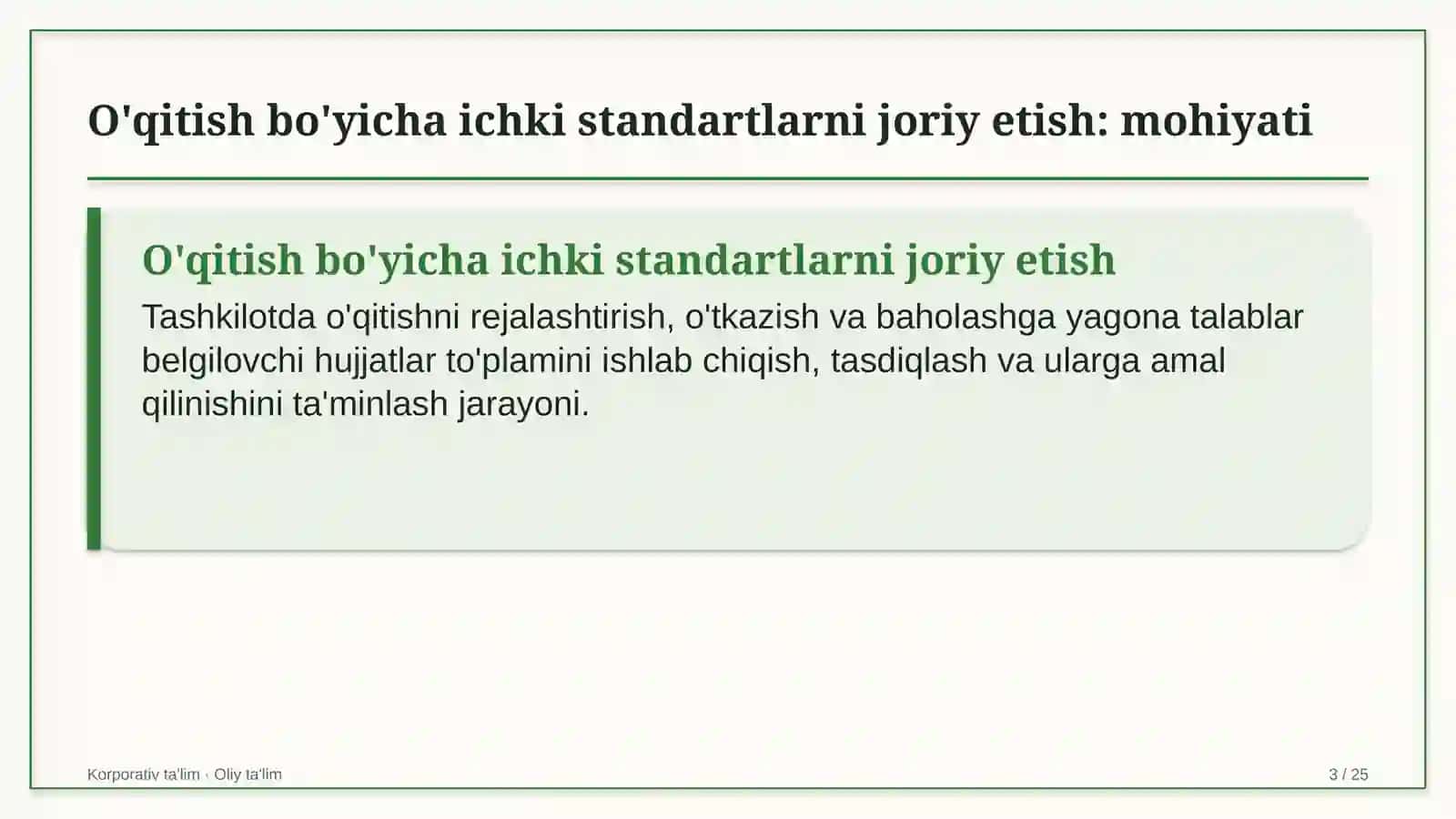 spa salonlarda o'qitish sohasidagi ichki standartlarni joriy etish 4672 3
