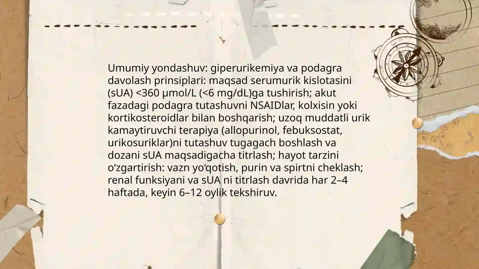 Giperurikemiya va podagra davolash usullari 3