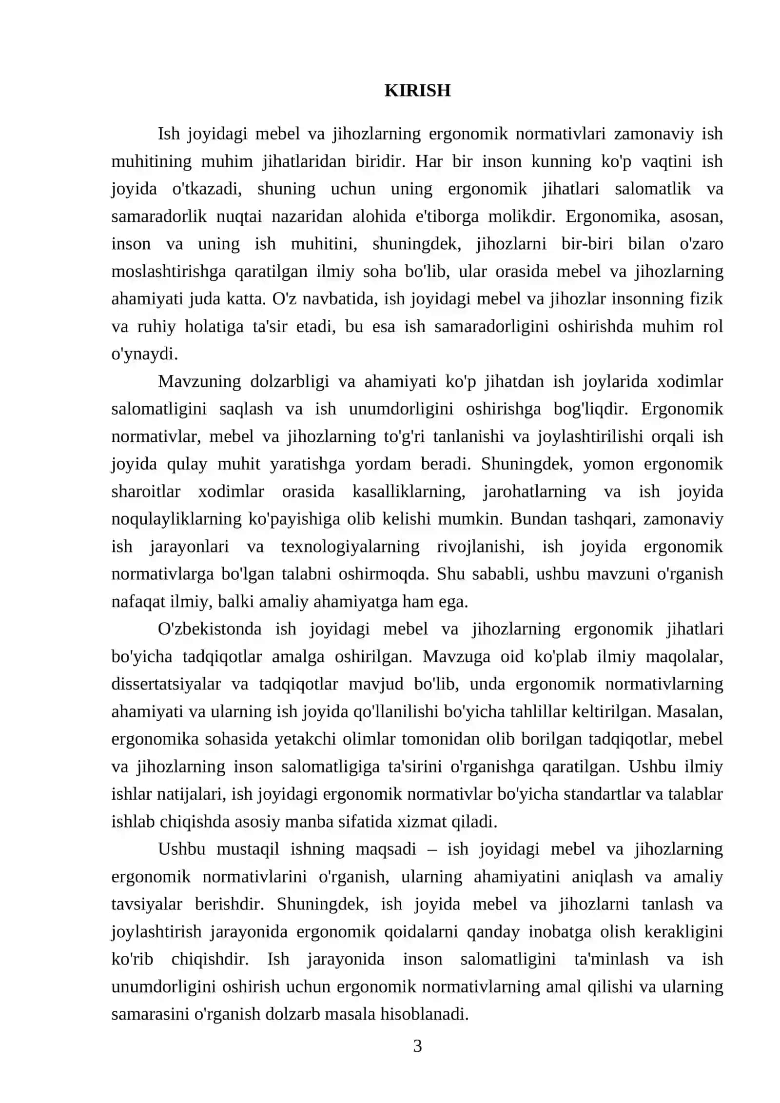 Ish joyidagi mebel va jihozlarning erganomik normativlari 3