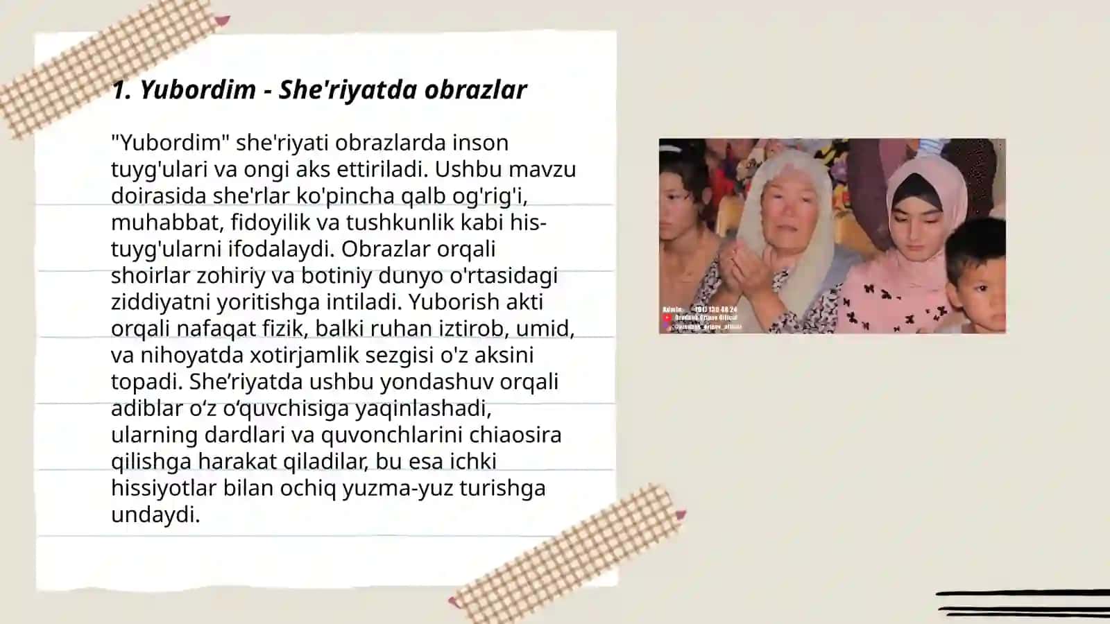 Yubordim - She'riyatda obrazlar 3
