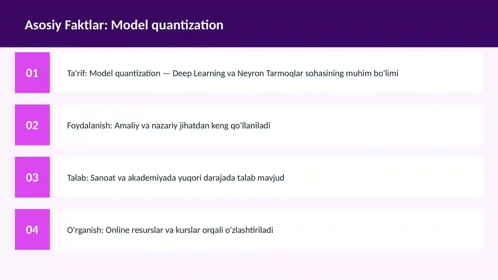 Model quantization 3