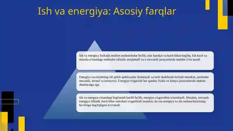 Ish va energiya 3