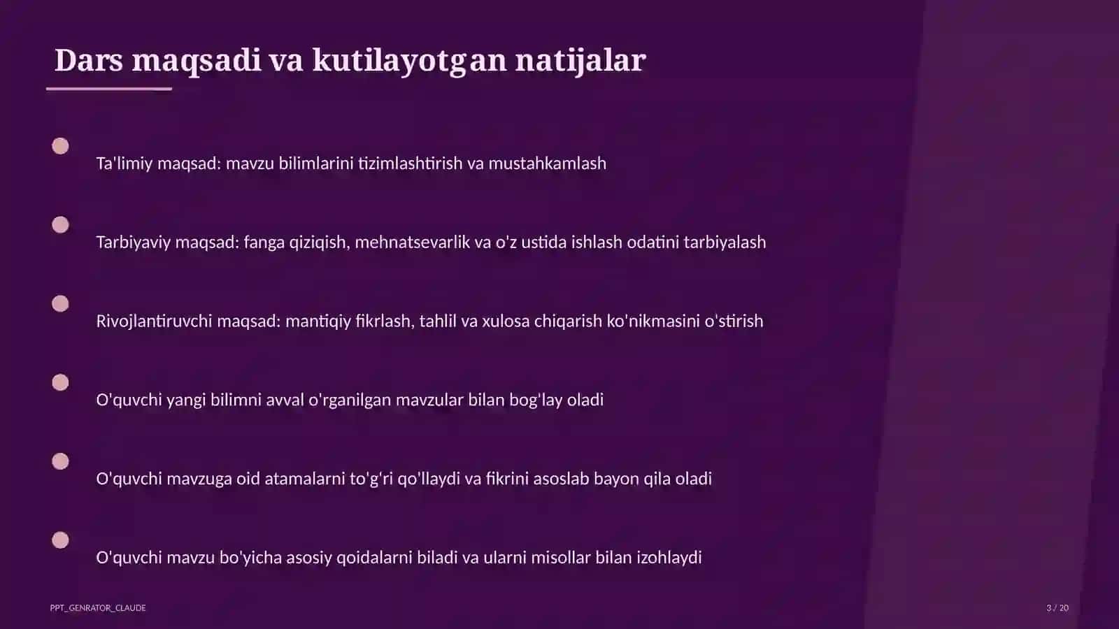 Informatika va axborot texnologiyalari (5–11) — metodik birlashma uchun 3