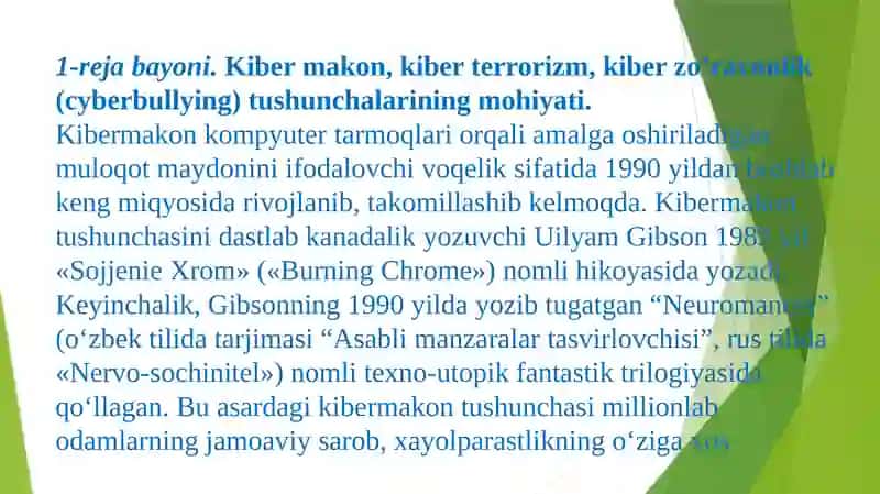 KIBER MAKONDA DINIY E`TIQOD TARG`IBOTININGIJTIMOIY XAVFI. MISSIONERLIK VA PROZELITIZMNING SIYOSIY-IJTIMOIY XAVFI 3