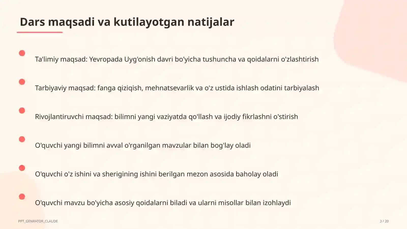 Yevropada Uyg'onish davri (8-sinf) 3