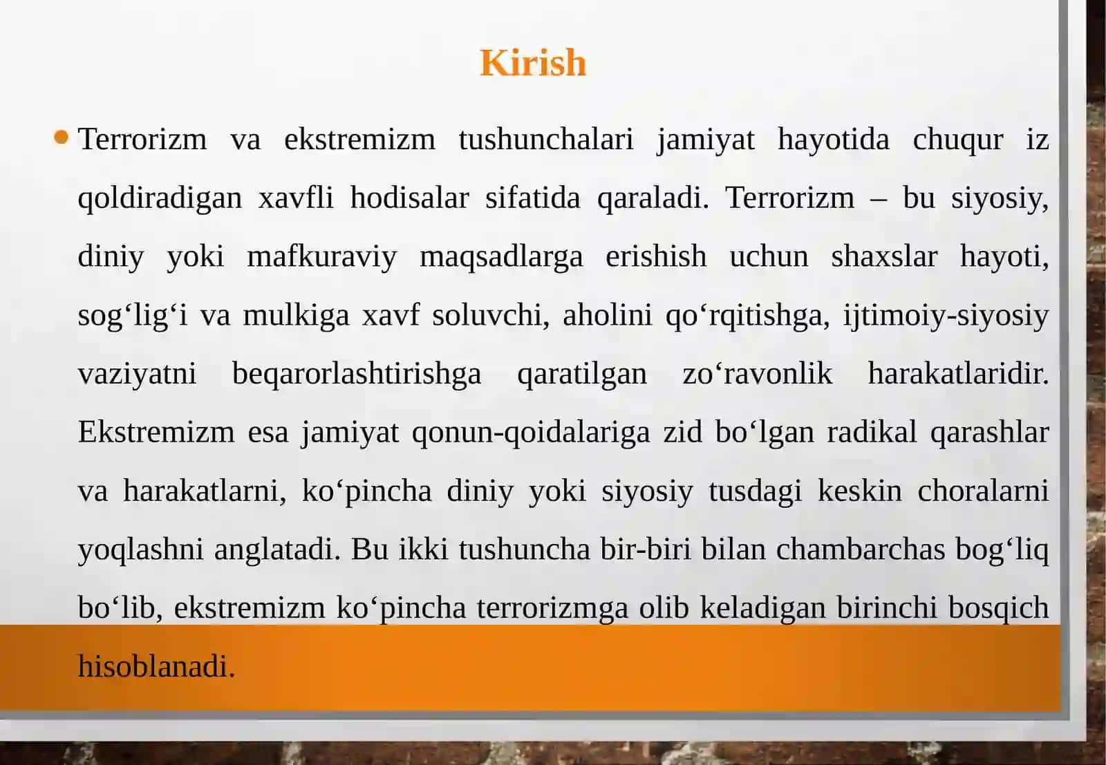Terrorizm va ekstremizmning jamiyat ijtimoiy hayotiga ta'siri 3