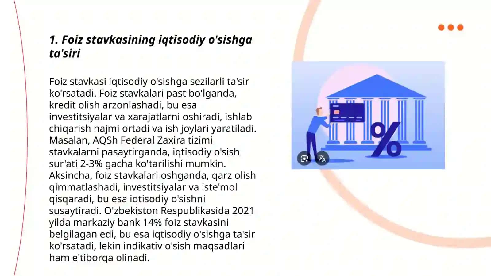 Foiz stavkasiga hisob-kitob pul birligining ta’siri 3