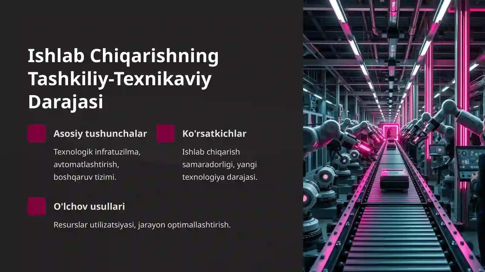 Innovatsion texnologiyalar asosida Ishlab chiqarish tahlili 3