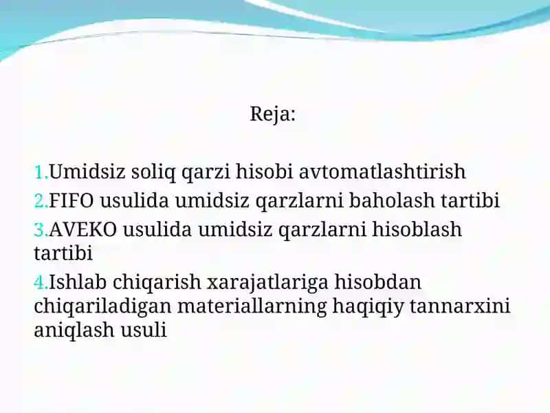 Moliyaviy hisob asoslari 3
