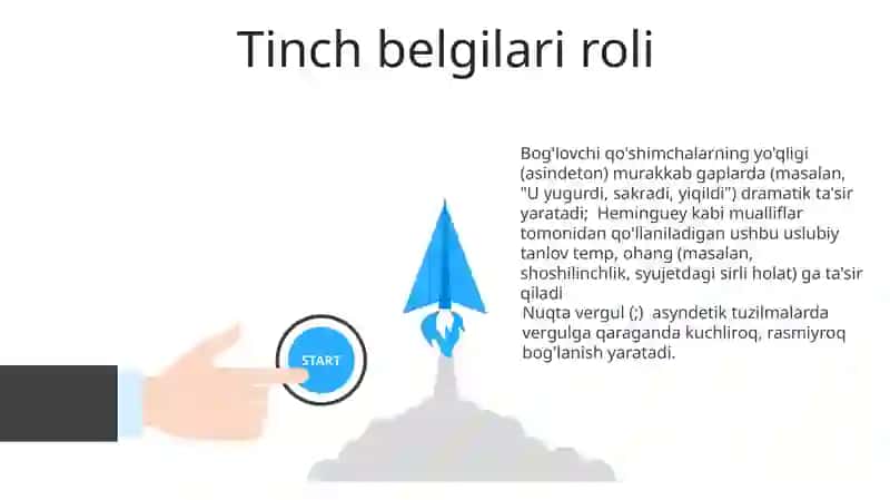 Boģlovchisiz qòshma gaplarda tinish belgilarining ishlatilishi va semantik ma'nosi 3