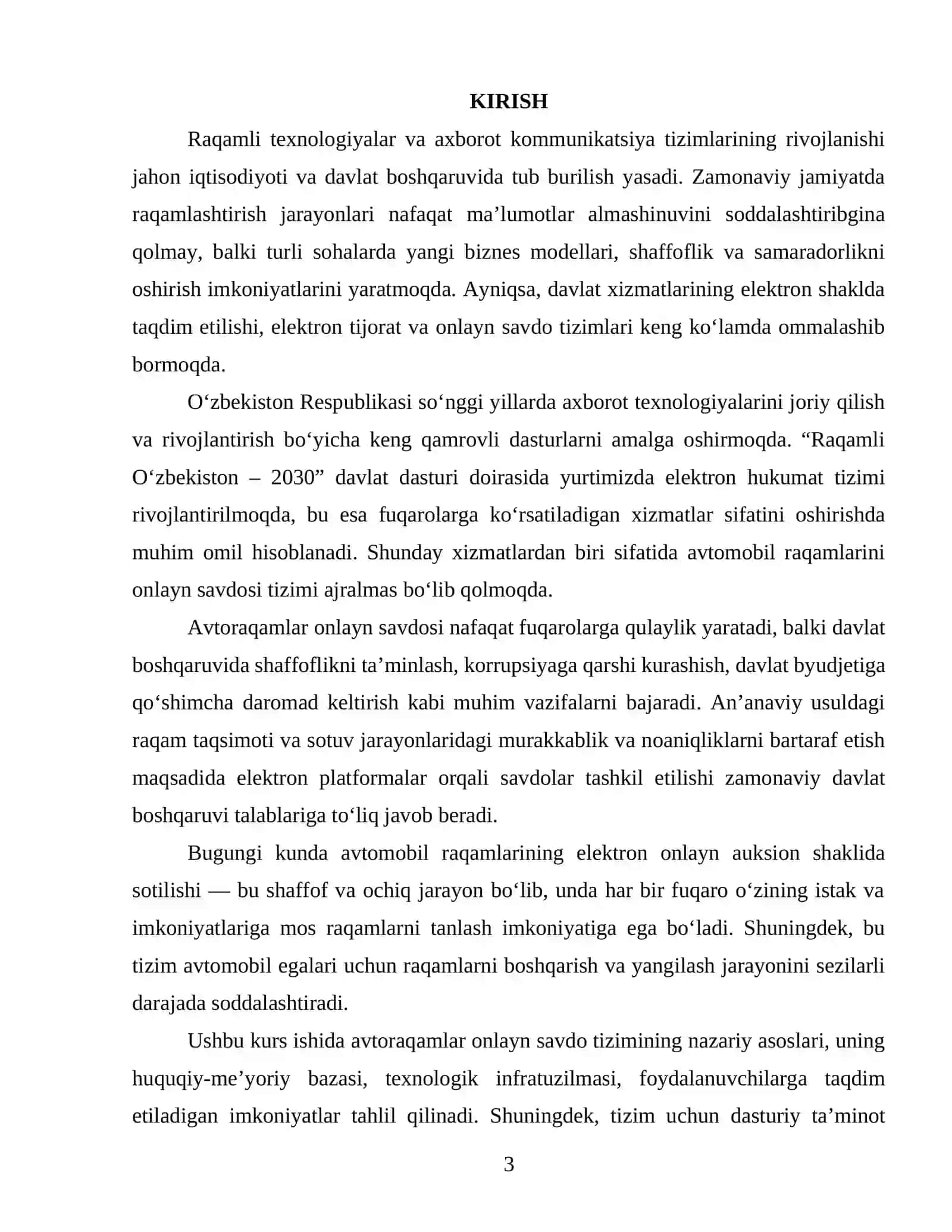 Avtoraqamlar ONLAYN SAVDO TIZIMINING NAZARIY ASOSLARI 3