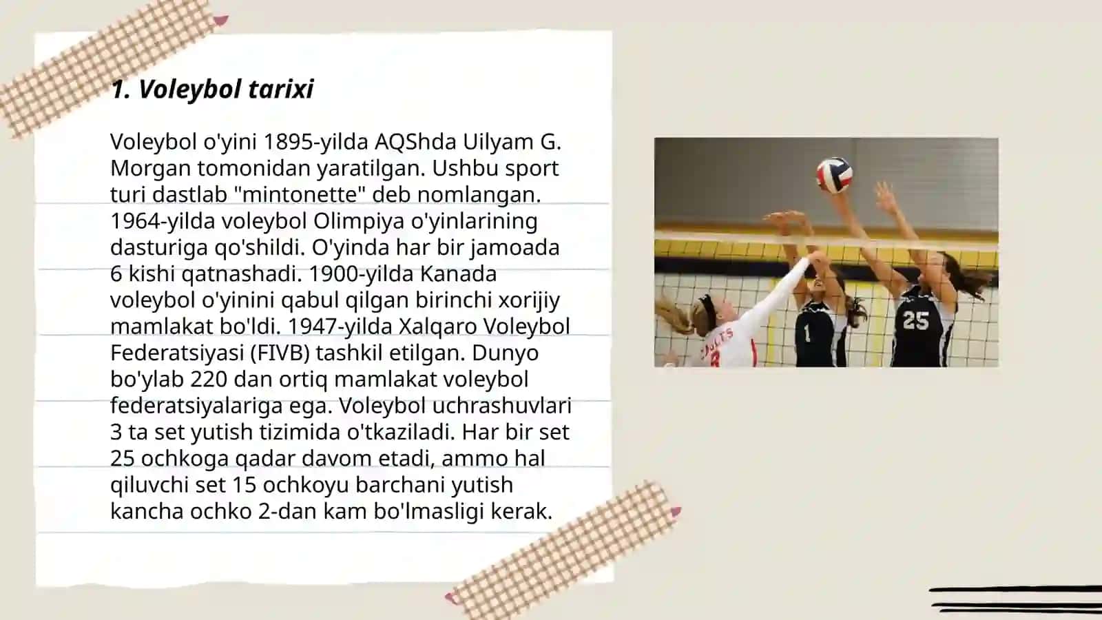 Voleybol tarixi 3