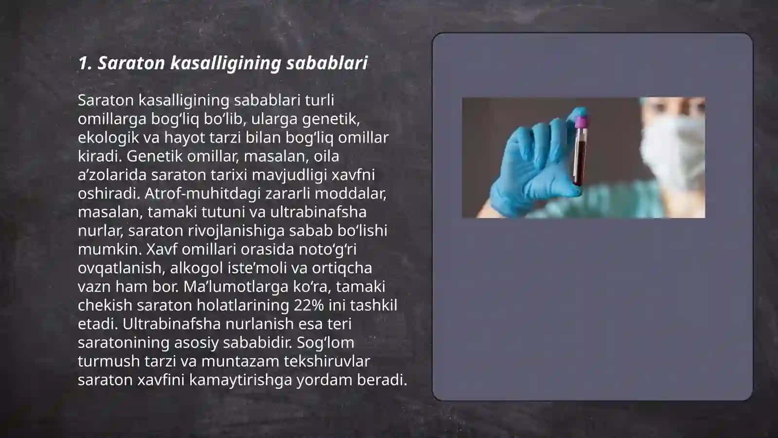Saraton kasalligi 3