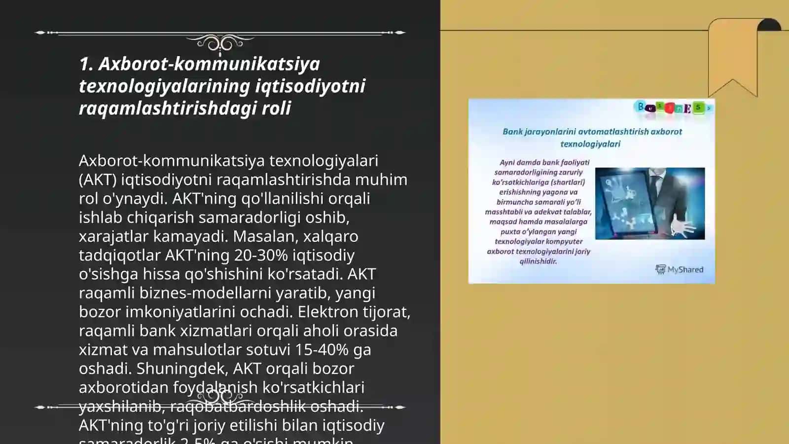 Raqamli iqtisodiyotni rivojlantirishda axborot kommunikatsiya texnologiyalarini o'rni 3
