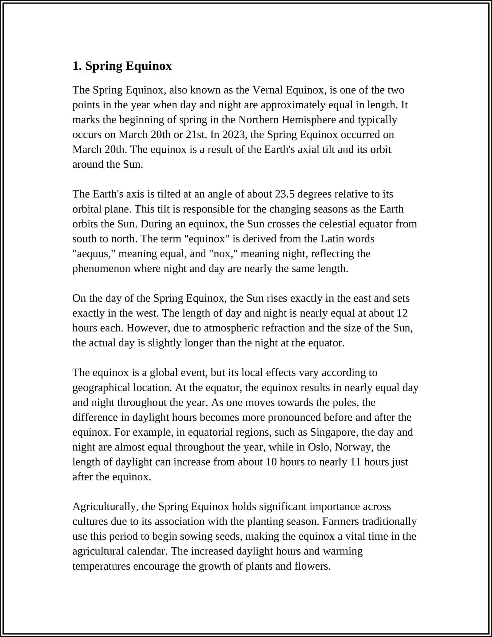 Spring Equinox 3