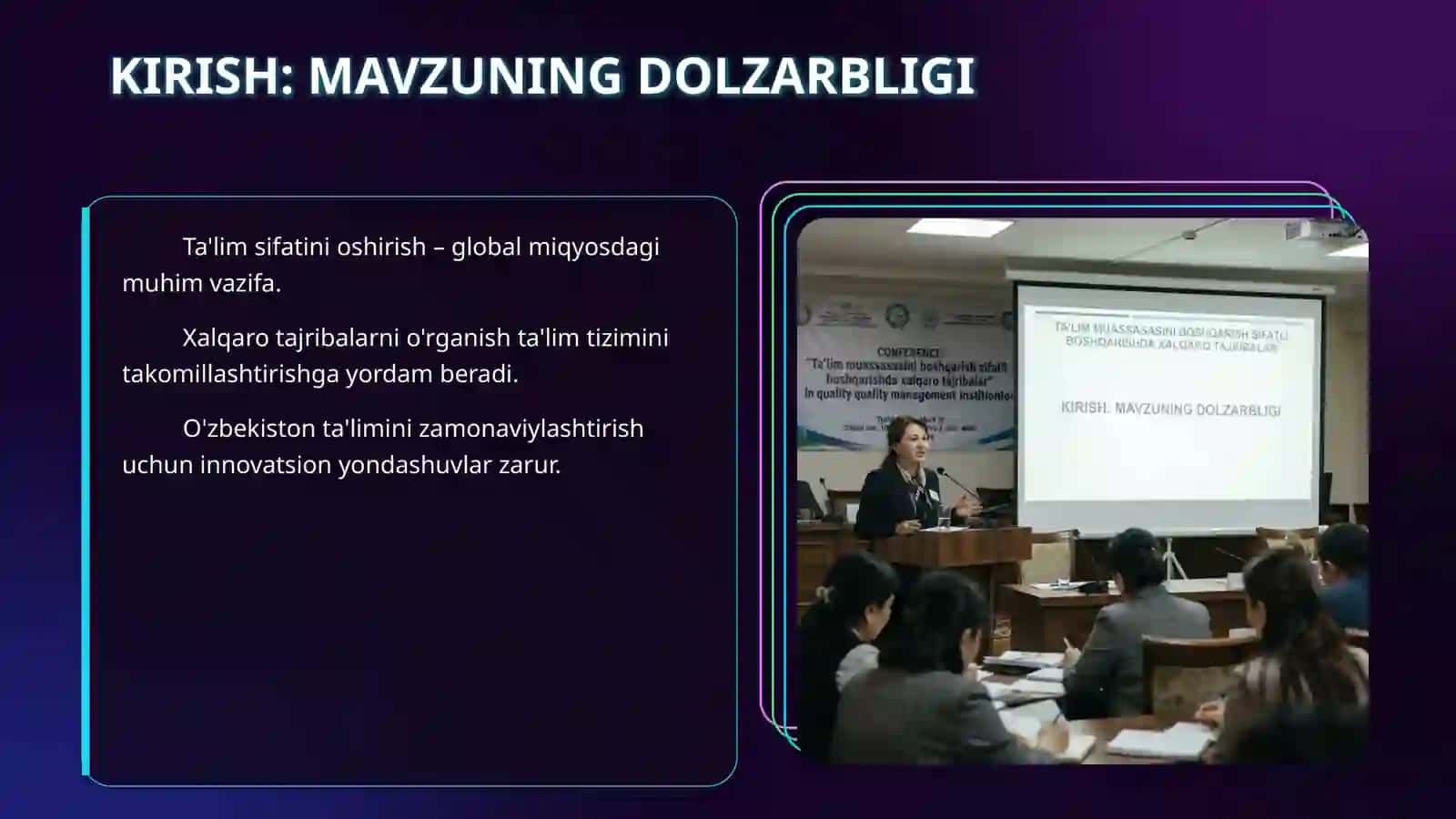 Ta'lim muassasasini boshqarish sifatli boshqarishda xalqaro tajribalar 3