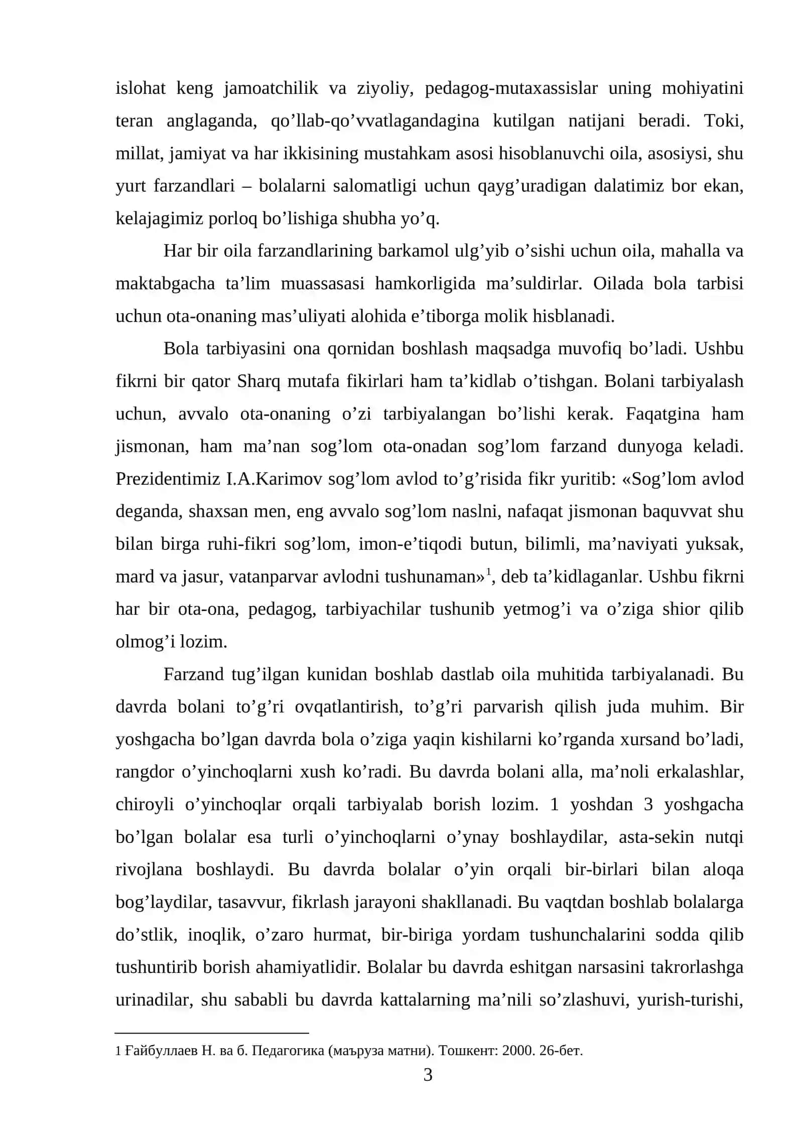 OILA VA MAKTAB O’RTASIDAGI PEDAGOGIKPSIXOLOGIK HAMKORLIK FAOLIYaTI 3