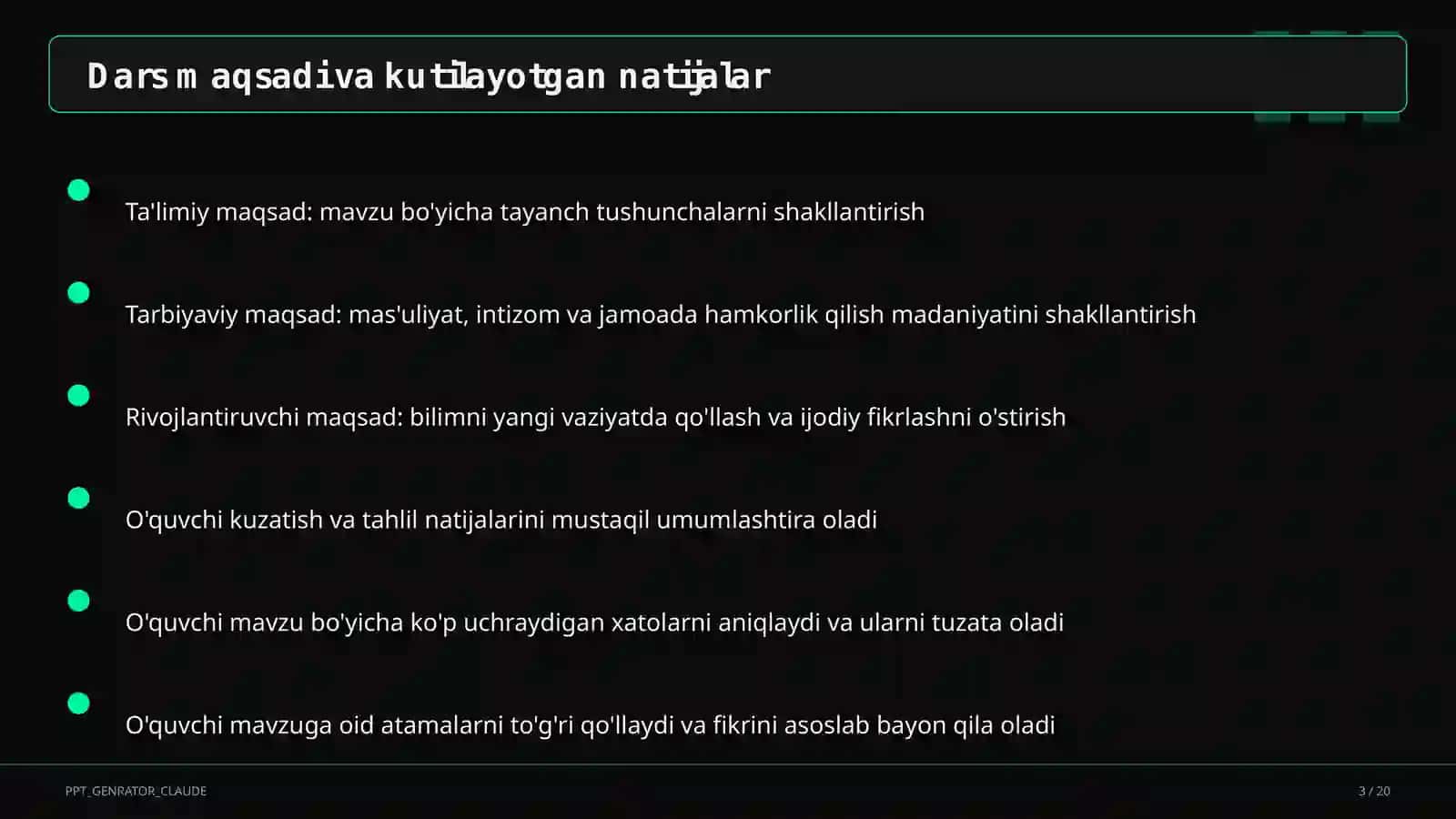 O'zbekiston aholisi va demografik jarayonlar (9-sinf) 3