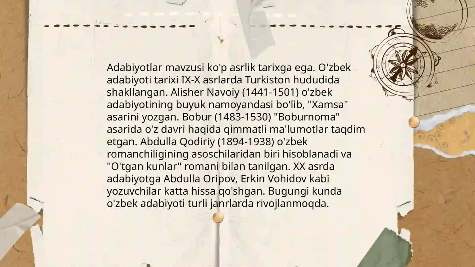 Adabiyotlar 3