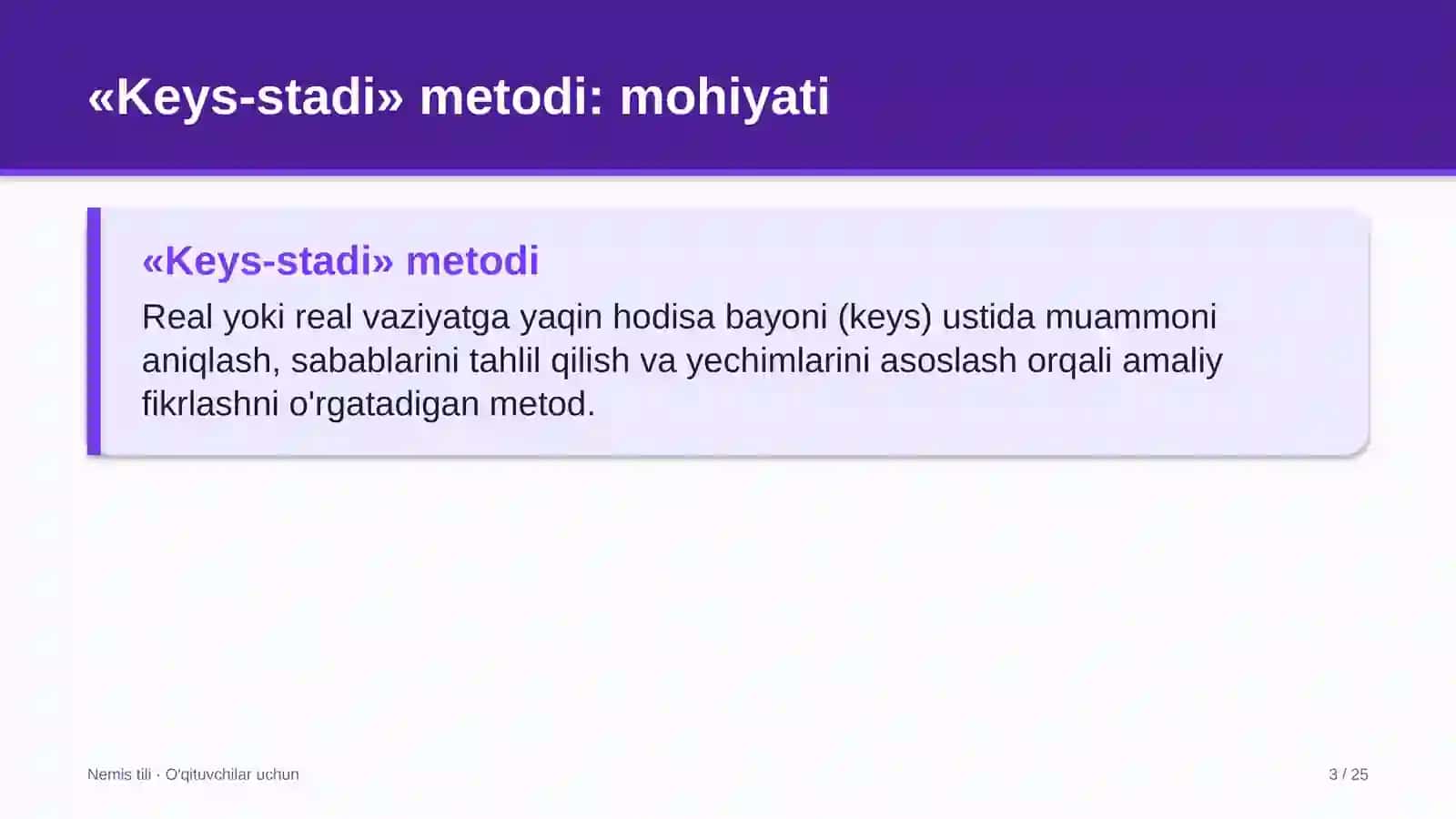 nemis tili darslarida keys stadi metodidan foydalanish 5113 3