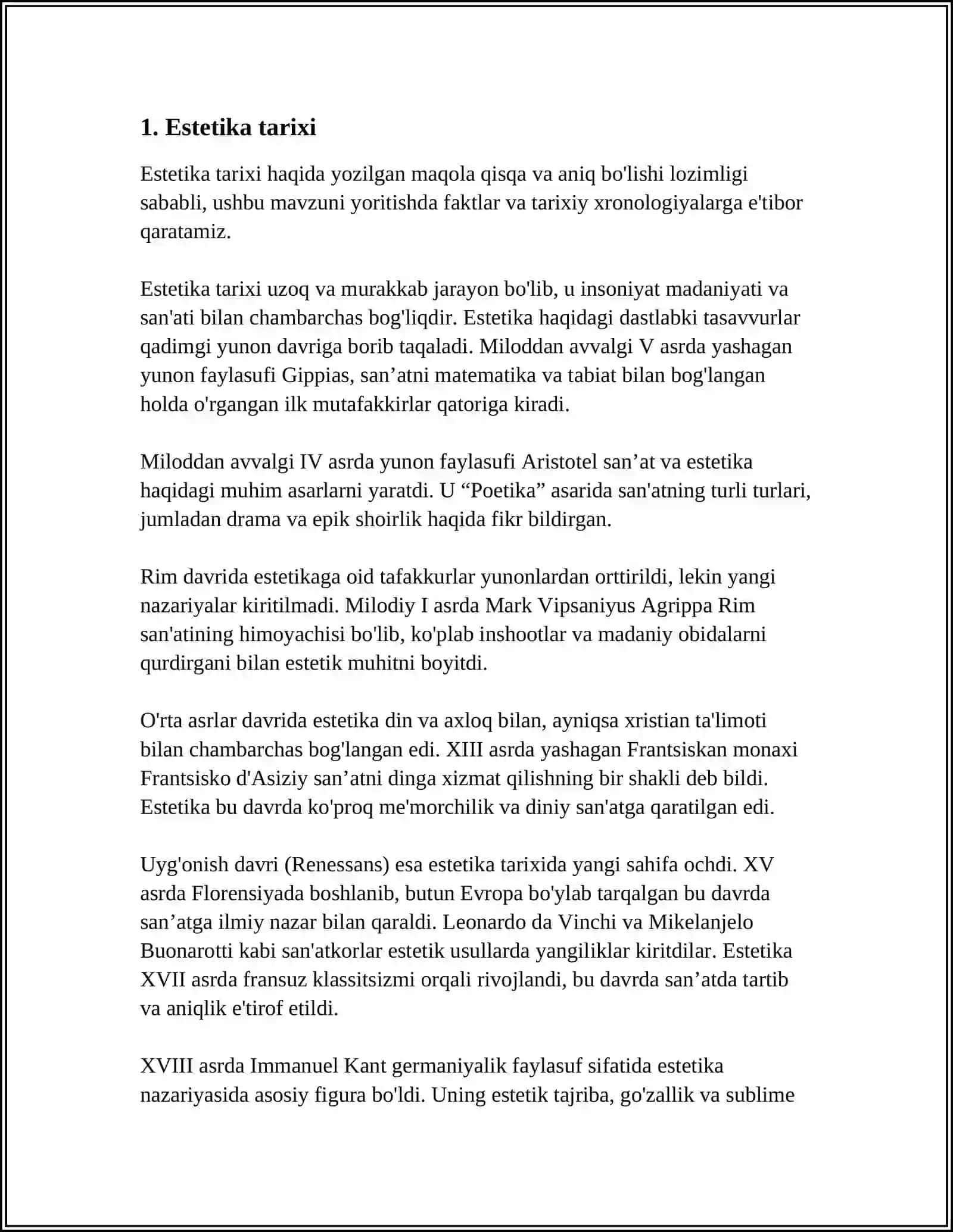 ESTETIKA 3