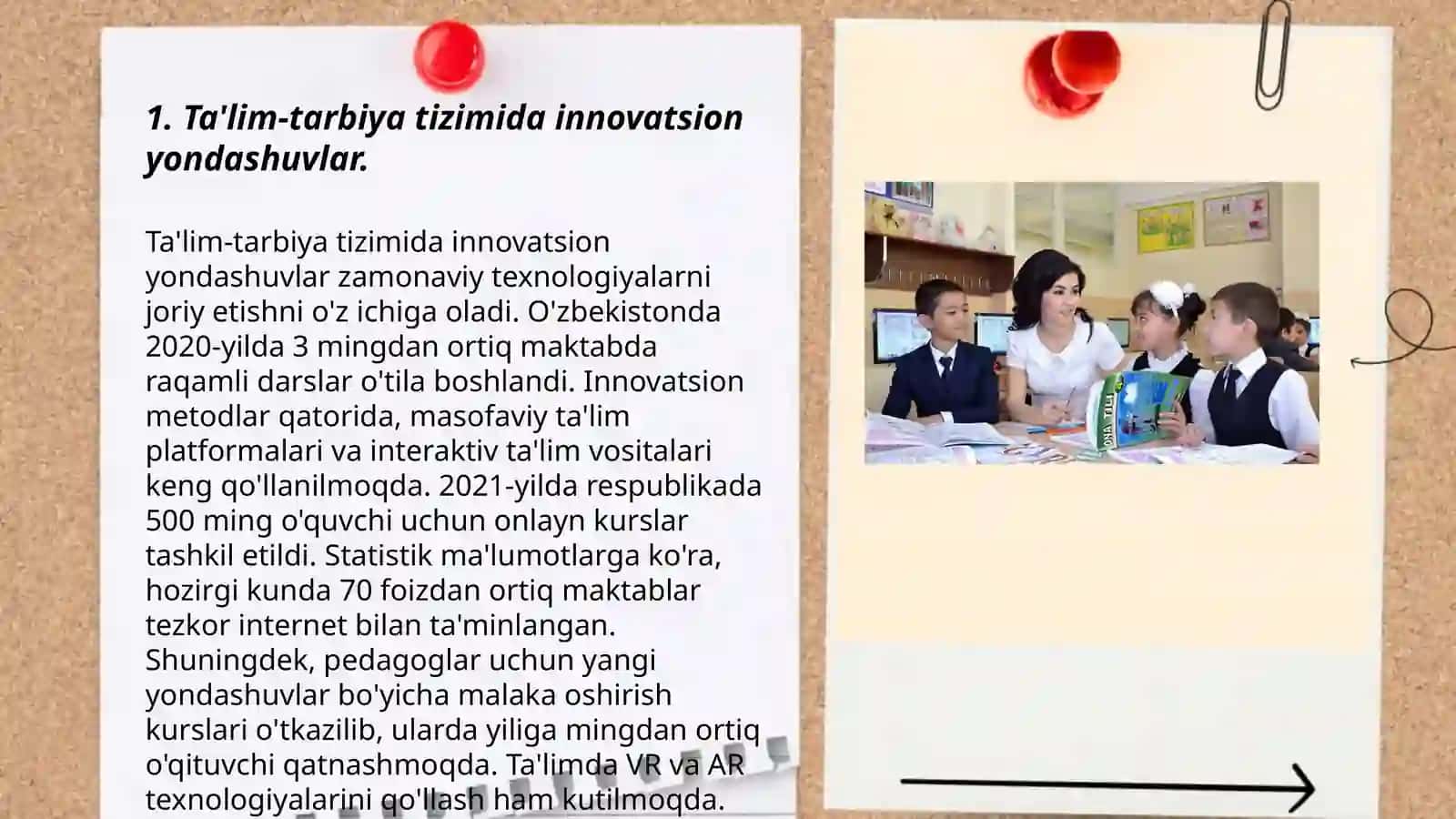 Òzbekiston respublikasi rivojining yangi bosqichida ta'lim-tarbiya islohotlari 3