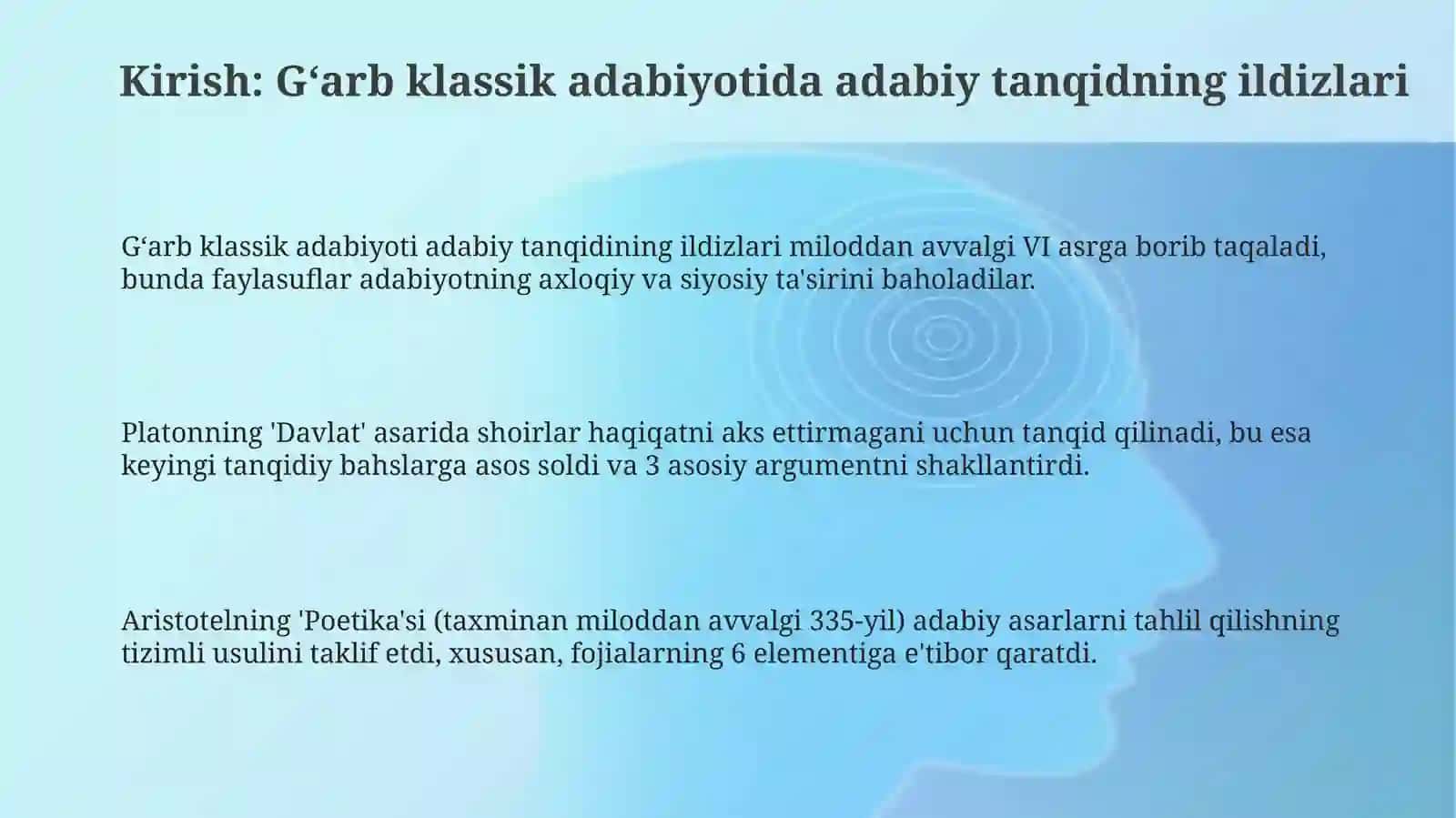 G‘arb mumtoz adabiyotida adabiy-tanqidiy qarashlar taraqqiyoti 3