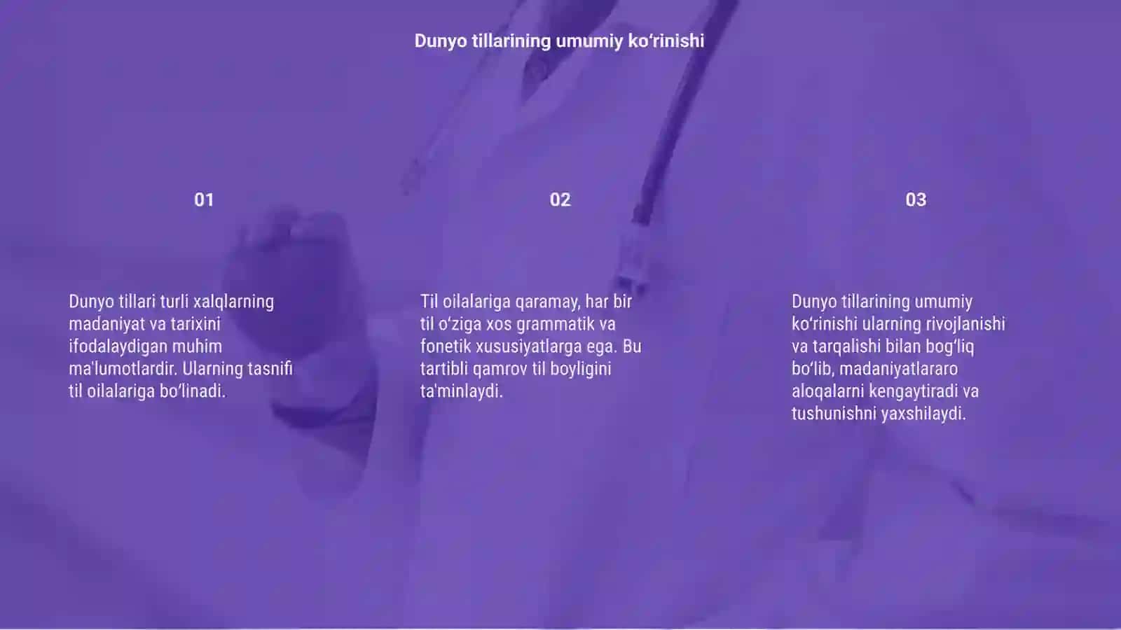 Dunyo tillari va ularning tasnifi 3
