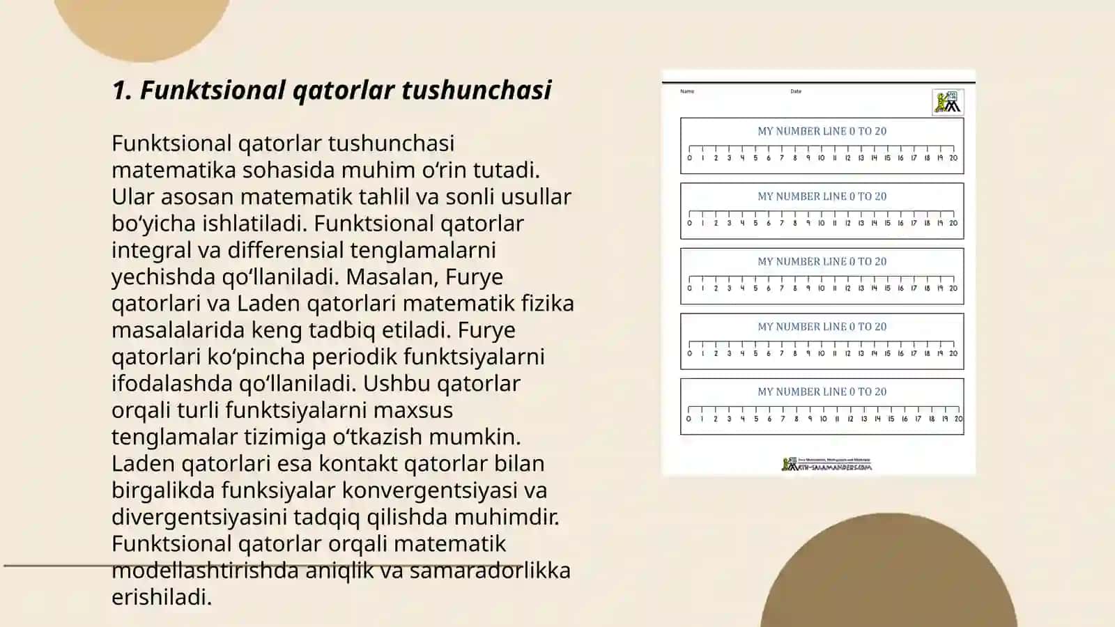Funktsional qatorlar tushunchasi 3