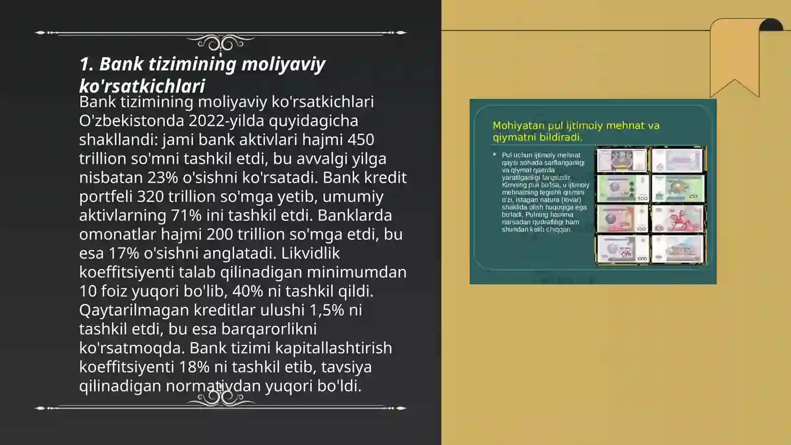 Moliya-kredit tizimi statistikasi by Toʻxtayev Jahongir 3