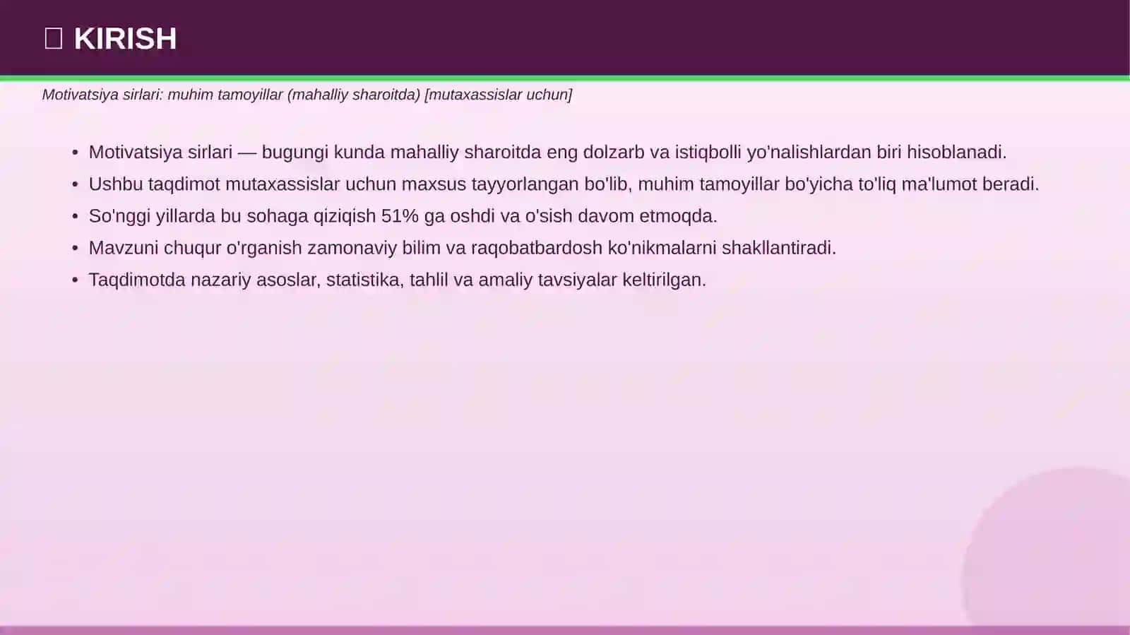 Motivatsiya sirlari 3
