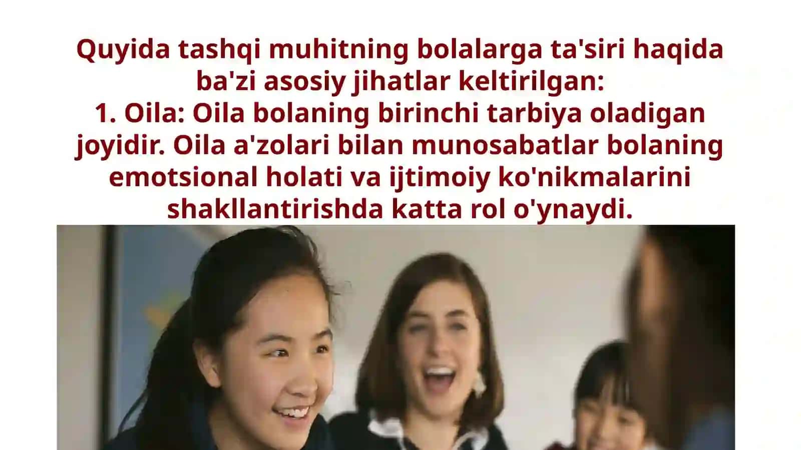 Bolaga tashqi muhitni taʼsiri 3